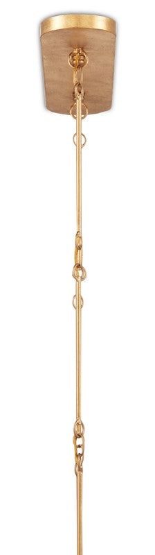 Currey And Company Grand Lotus White Oval Chandelier