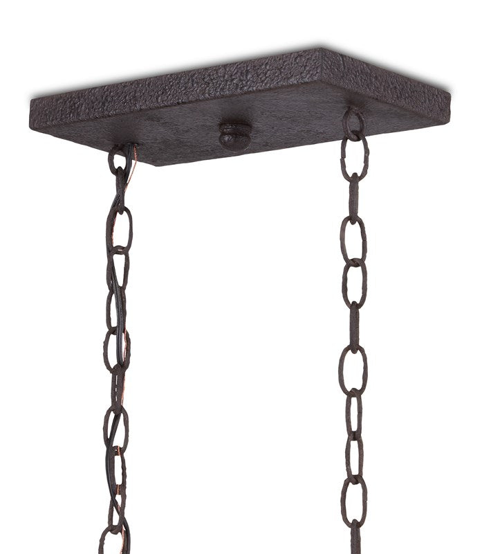 Currey And Company Denison Rattan Rectangular Lantern