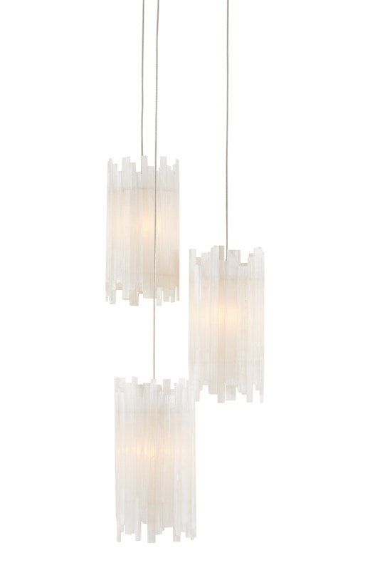 Currey And Company Escenia 3 Light Multi Drop Pendant