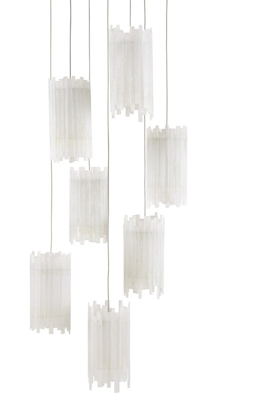 Currey And Company Escenia 7 Light Multi Drop Pendant