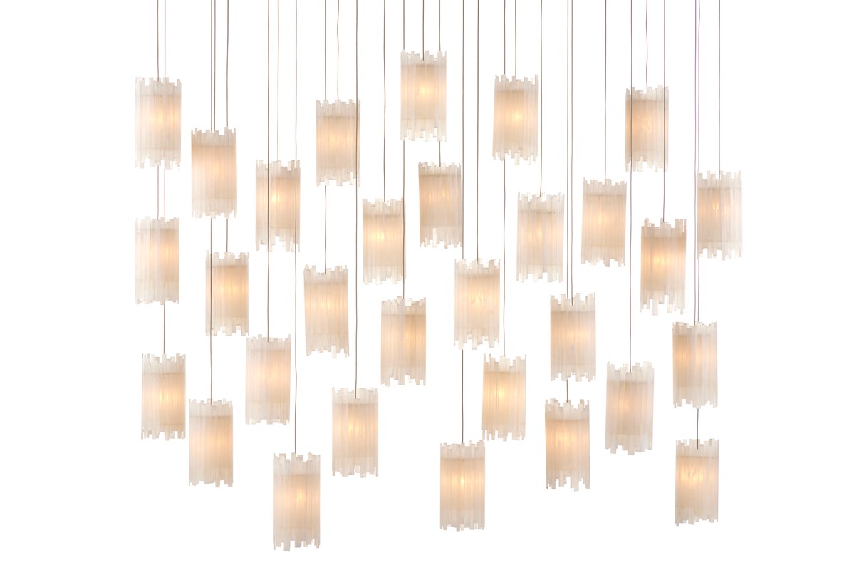 Currey And Company Escenia 30 Light Multi Drop Pendant