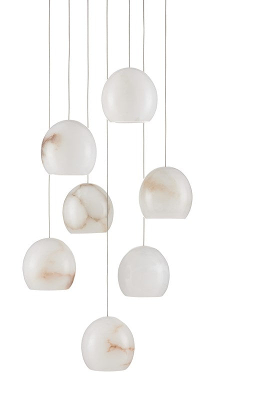 Currey And Company Lazio 7 Light Multi Drop Pendant
