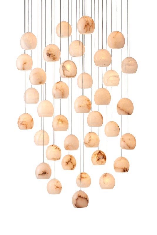 Currey And Company Lazio 36 Light Multi Drop Pendant