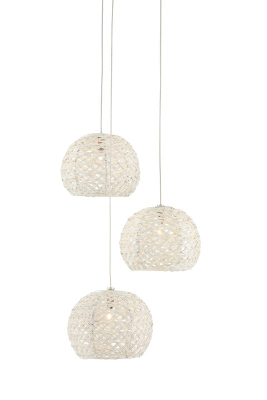 Currey And Company Piero 3 Light Multi Drop Pendant