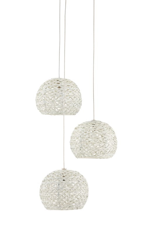 Currey And Company Piero 3 Light Multi Drop Pendant