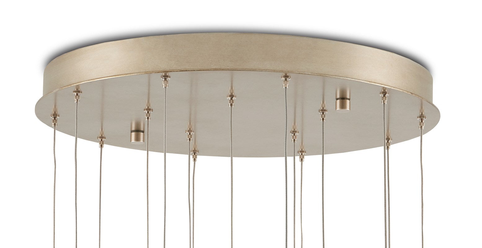 Currey And Company Piero Round 15 Light Multi Drop Pendant