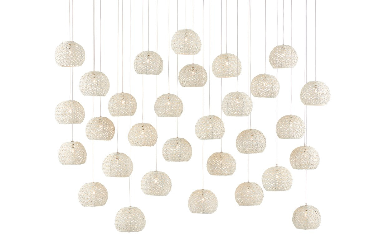 Currey And Company Piero 30 Light Multi Drop Pendant