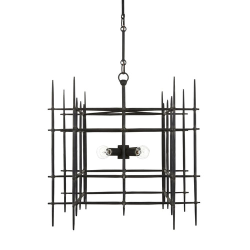 Currey And Company Steelhouse Small Chandelier