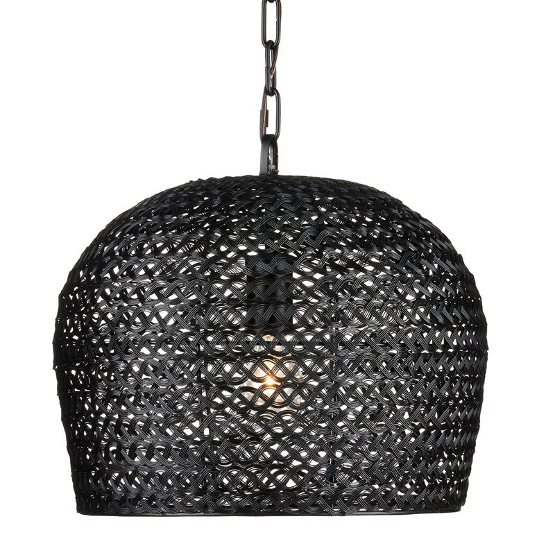 Currey And Company Piero Black Small Pendant