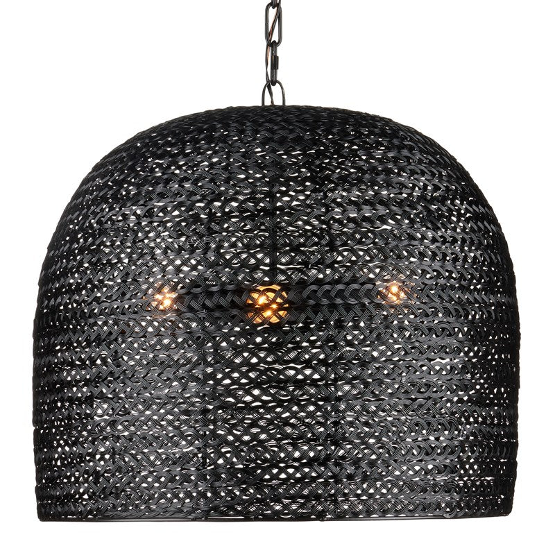 Currey And Company Piero Black Medium Pendant