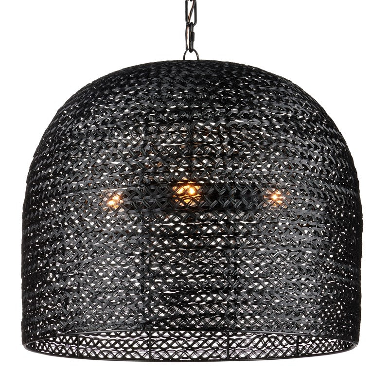 Currey And Company Piero Black Medium Pendant