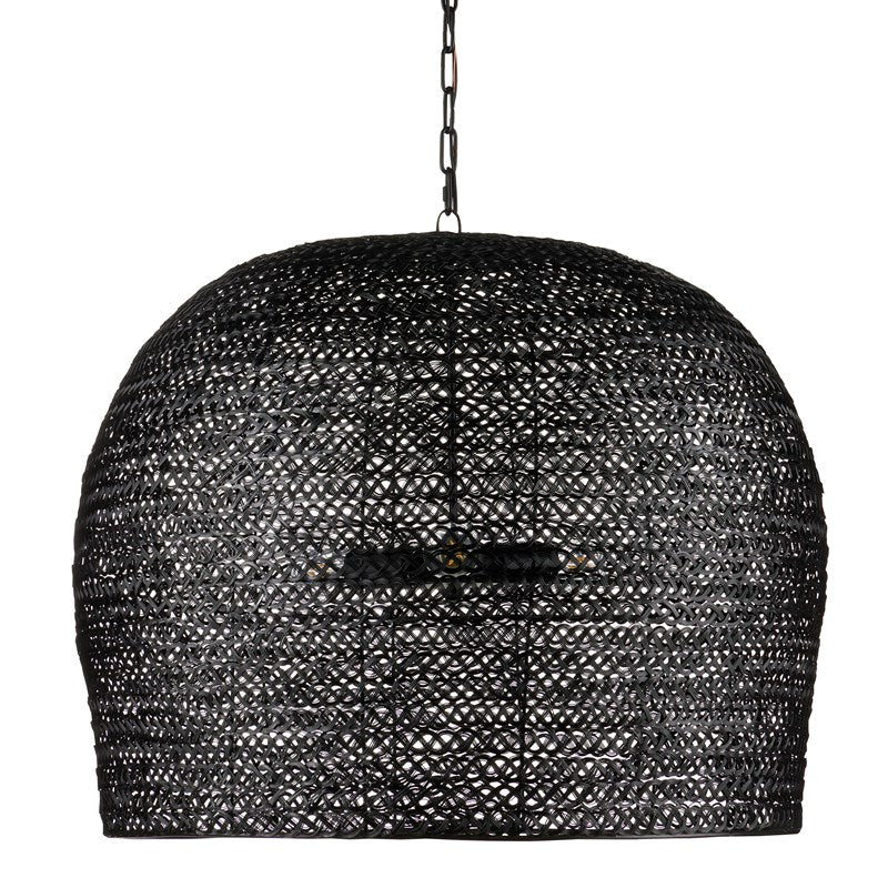 Currey And Company Piero Black Large Pendant