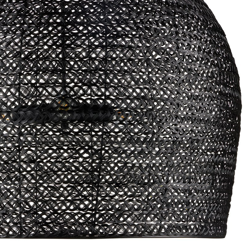 Currey And Company Piero Black Large Pendant