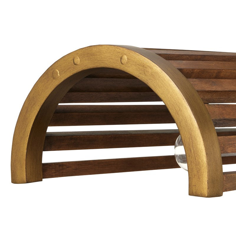 Currey And Company Woodbine Rectangular Chandelier