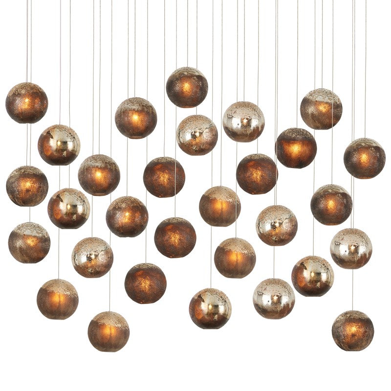 Currey And Company Pathos 30 Light Multi Drop Pendant