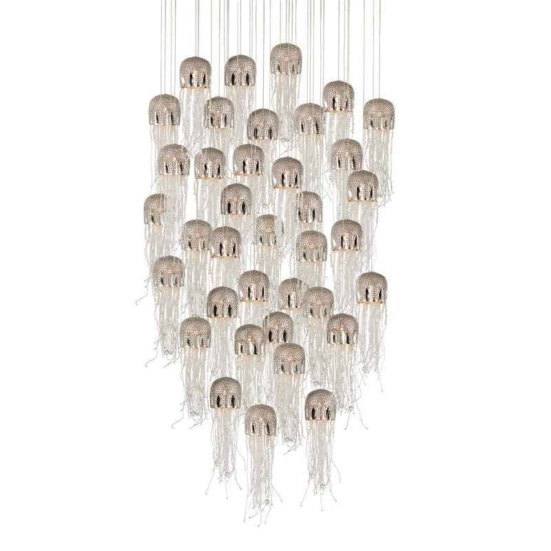 Currey And Company Medusa 36 Light Multi Drop Pendant