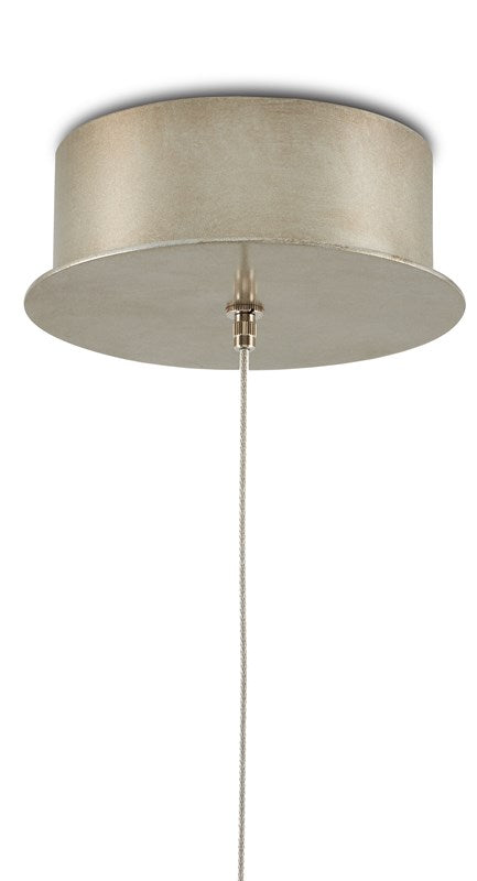 Currey And Company Glace White 1 Light Multi Drop Pendant