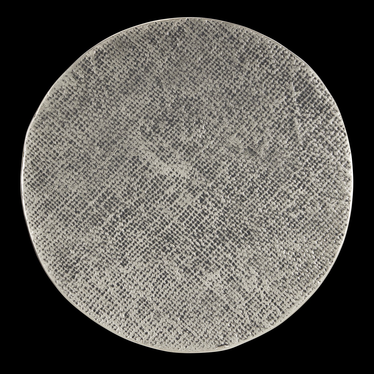 Currey & Company 19" Kabeen Silver Accent Table