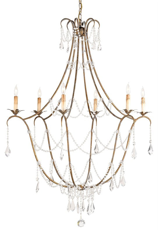 Currey and Company - Elizabeth Gold Chandelier