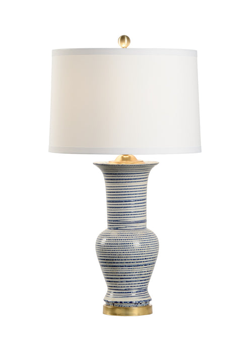 Chelsea House Beehive Urn Striped Lamp