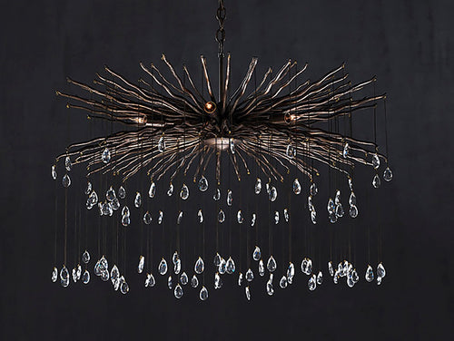 Currey And Company Fen Large Chandelier