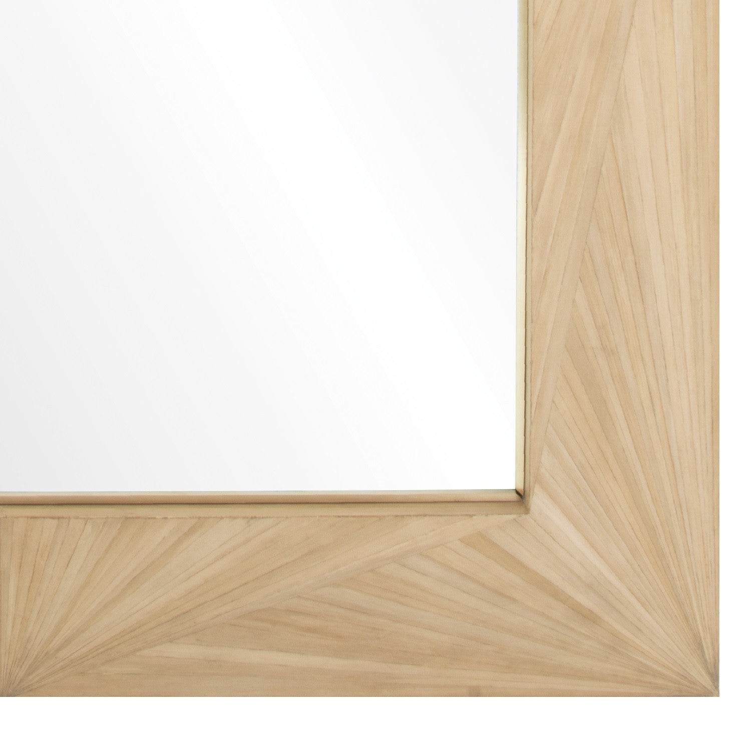 Michael S Smith for Mirror Home Tromelin French Straw Wall Mirror