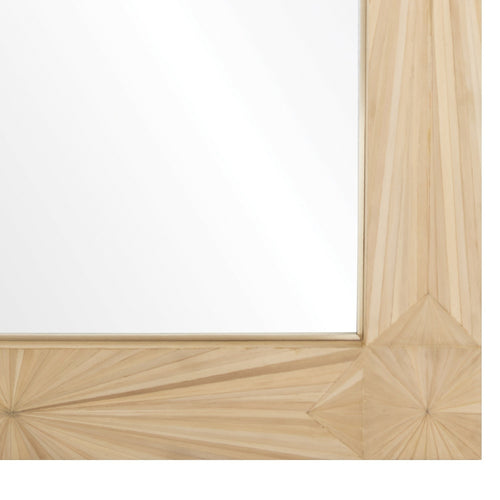 Michael Smith for Mirror Home French Straw & Brass Mirror