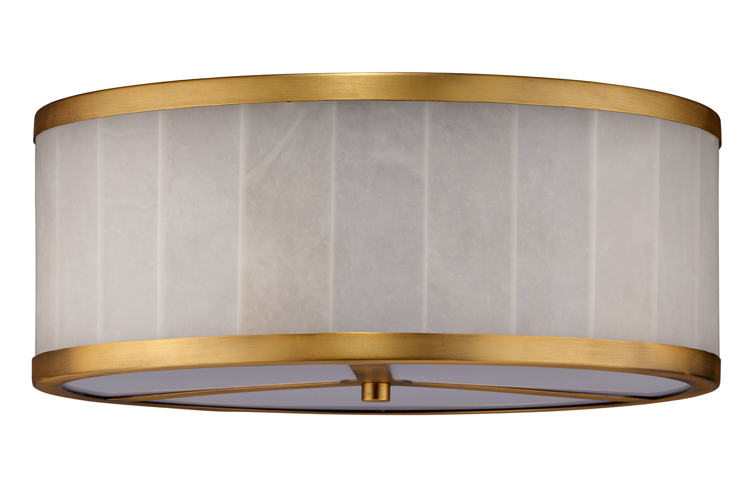 Jamie Young Upsala Alabaster Flush Mount Ceiling Light