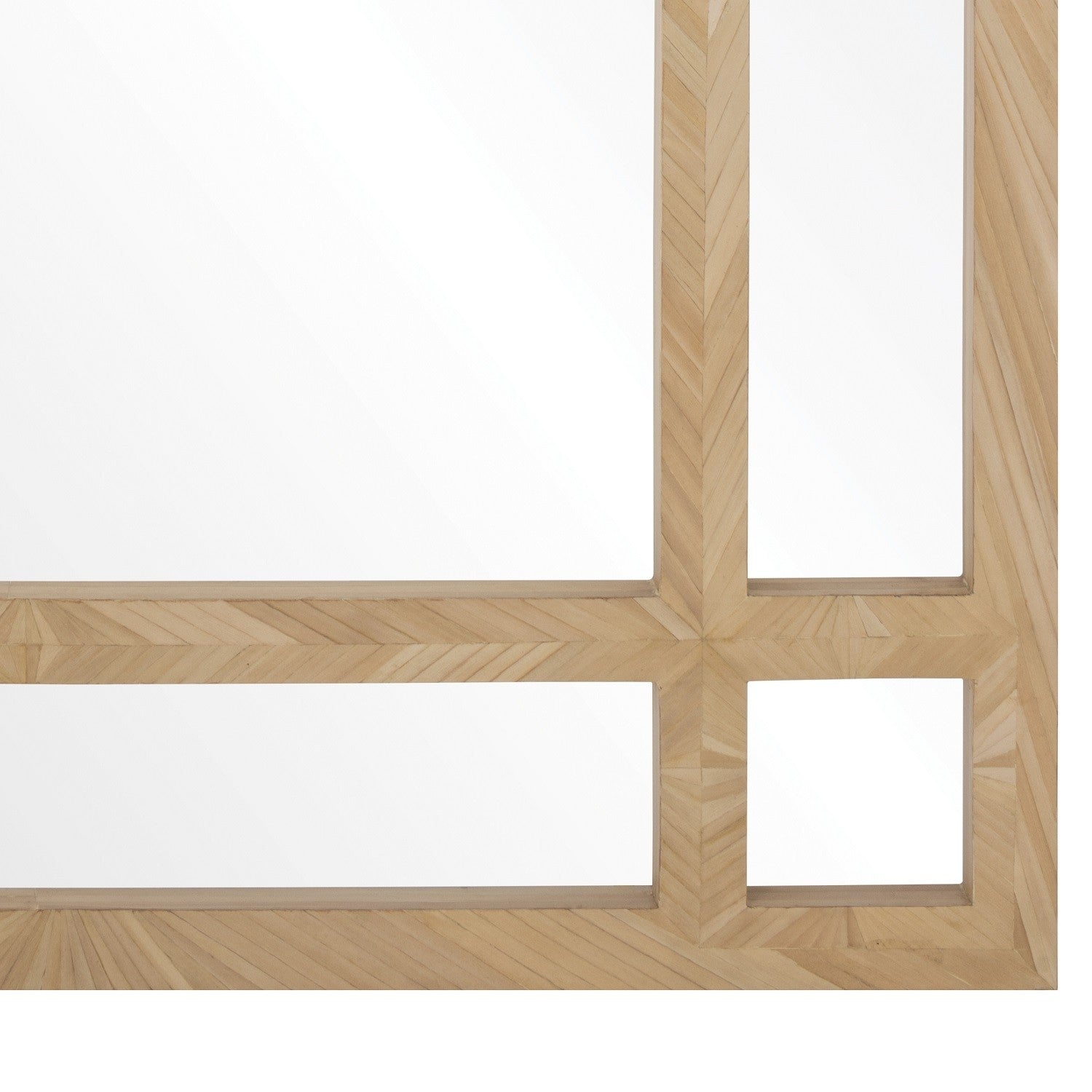 Michael S Smith for Mirror Home Levant French Straw Wall Mirror