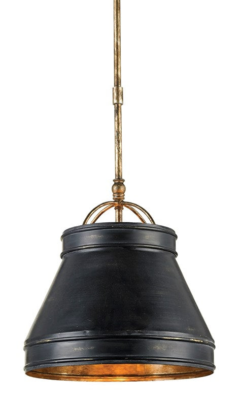 Currey and Company Lumley Black Pendant