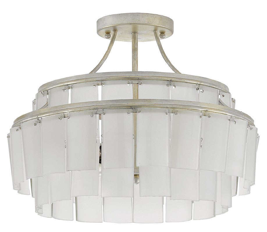 Currey & Company Vintner Blanc Semi Flush