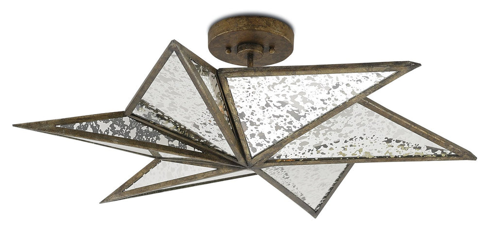 Currey & Company Stargazer Semi Flush