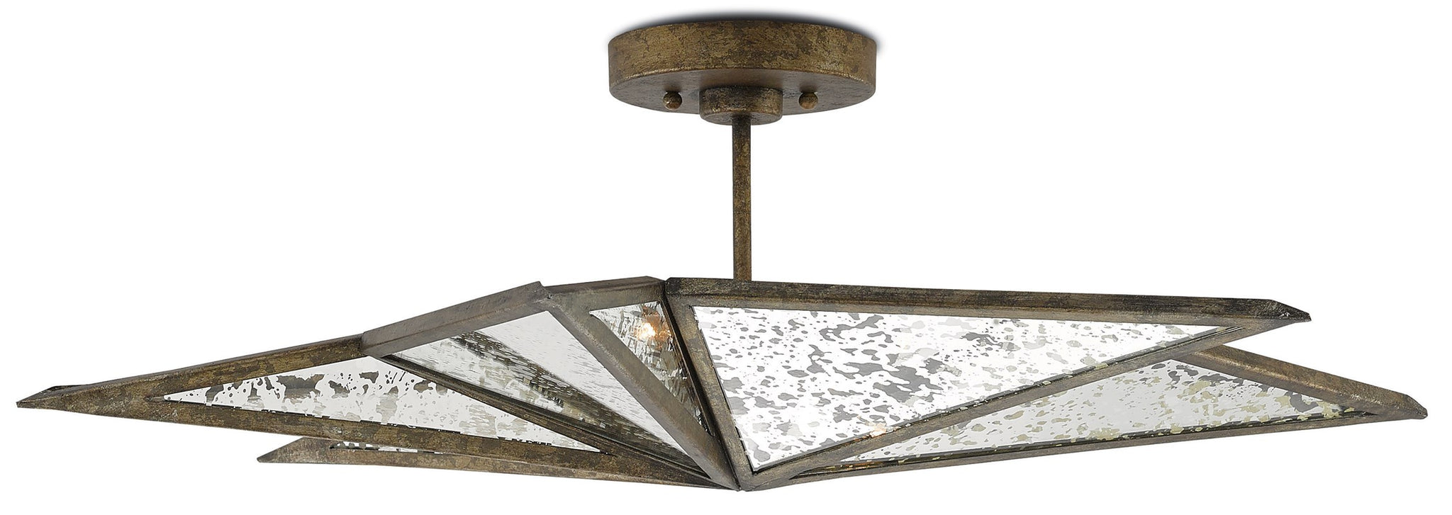 Currey & Company Stargazer Semi Flush