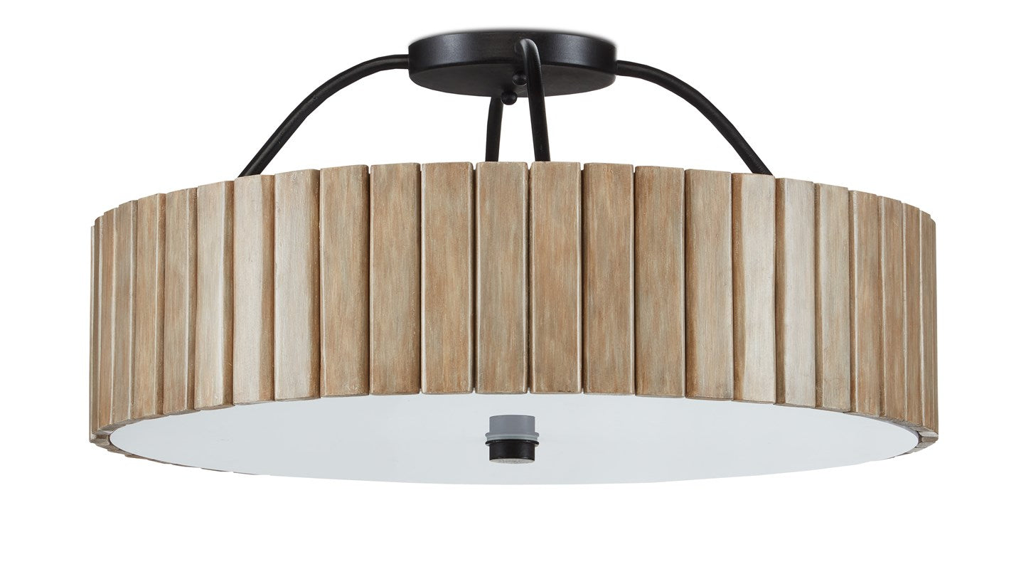 Currey And Company Tetterby Semi Flush