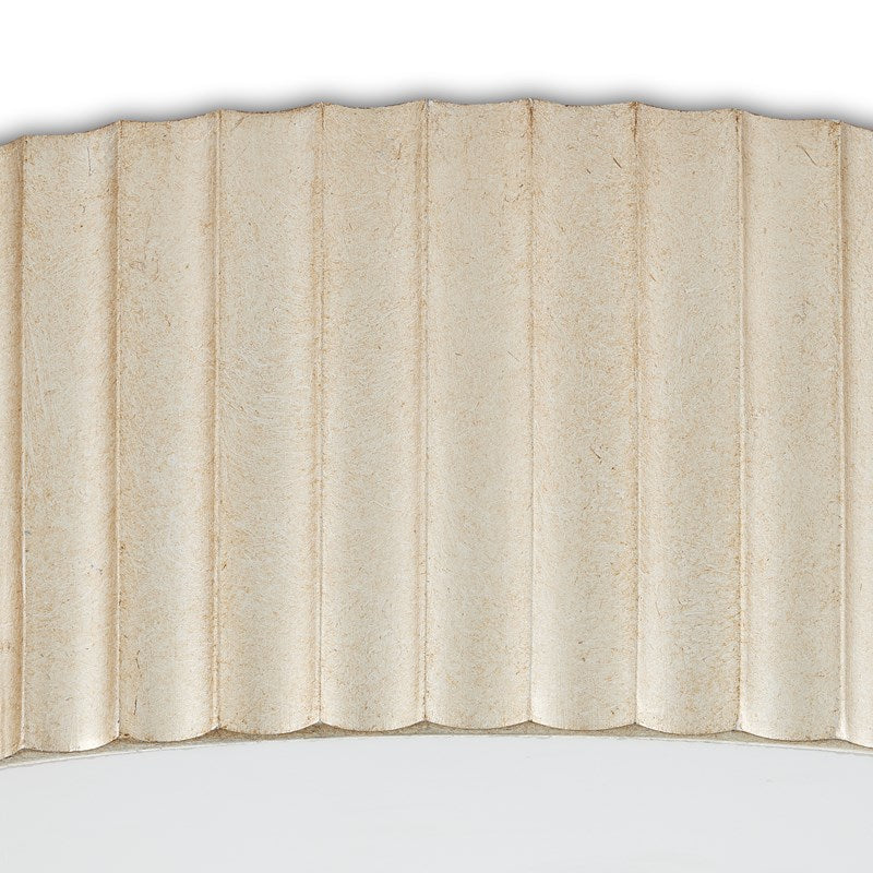 Currey And Company Caravel Silver Flush Mount