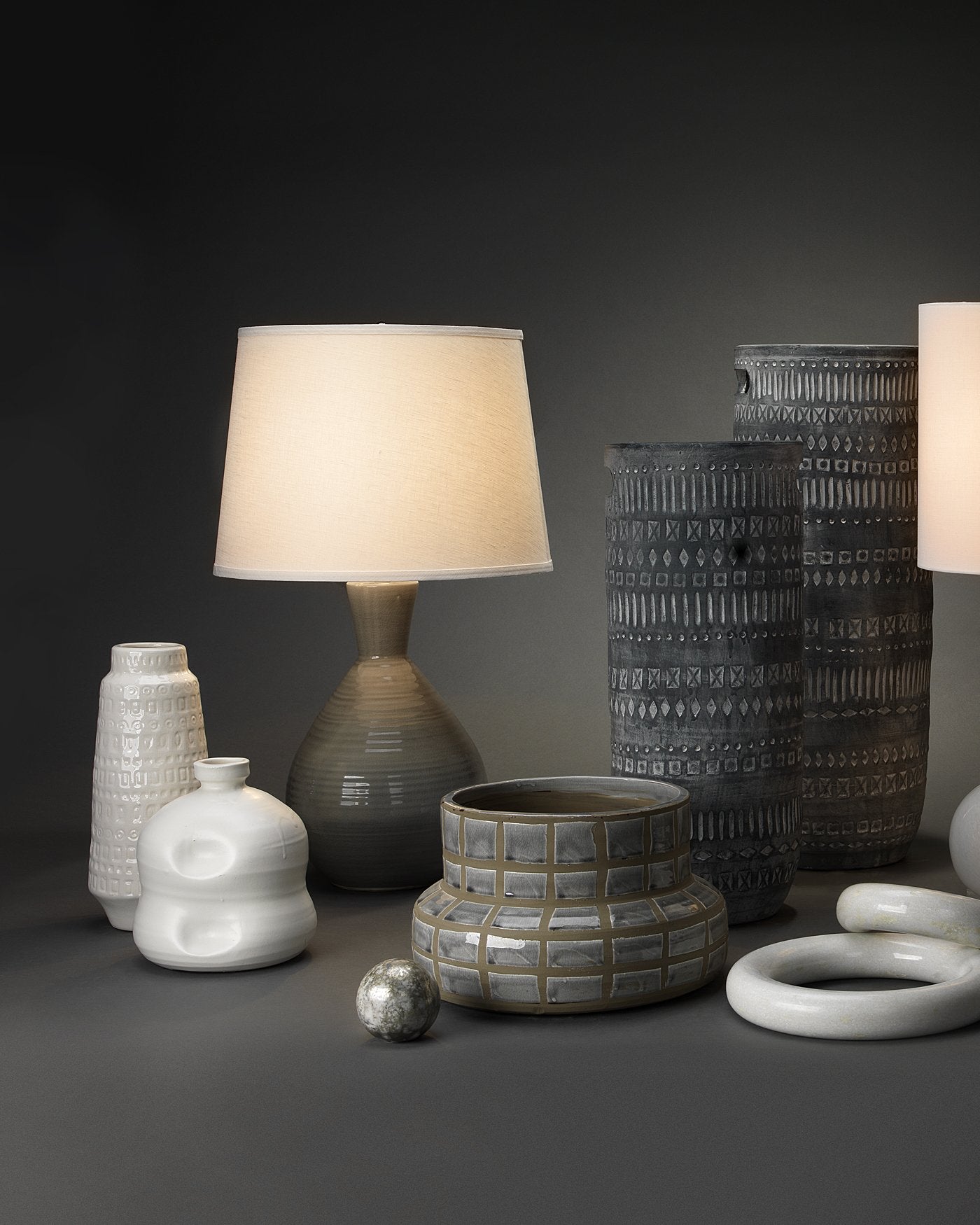 Jamie Young Ash Table Lamp