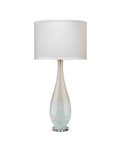 Jamie Young Dewdrop Table Lamp In Sky Blue Glass
