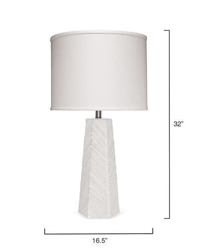 Jamie Young High Rise Table Lamp In Cream