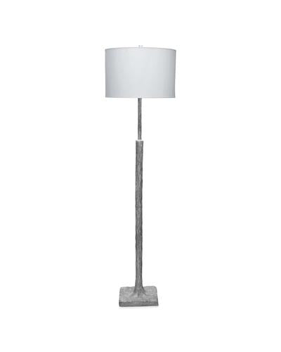 Jamie Young Humble Floor Lamp In Textured Grey Plaster