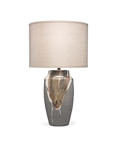 Jamie Young Landslide Table Lamp In Matte Grey