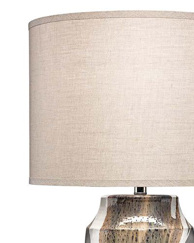 Jamie Young Landslide Table Lamp In Matte Grey