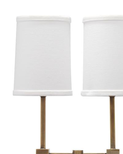 Jamie Young Minerva Twin Shade Console Lamp