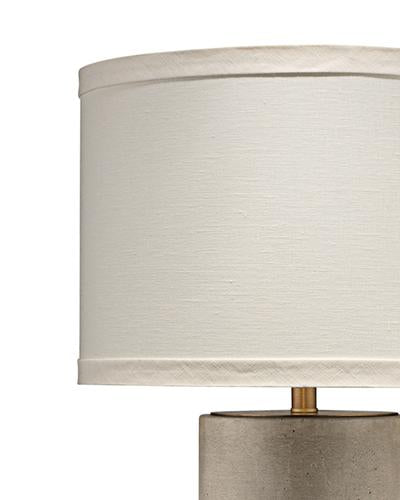 Jamie Young Mortar Table Lamp In Cement And Brass
