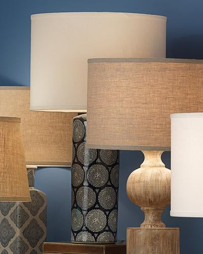 Jamie Young Neva Table Lamp In Blue And White