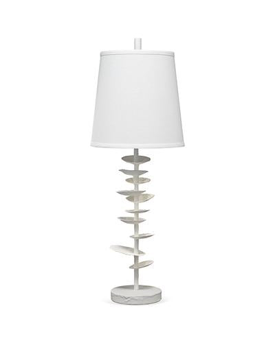 Jamie Young Petals Table Lamp In White Gesso