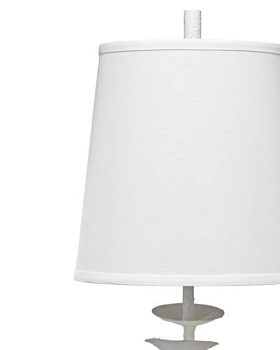 Jamie Young Petals Table Lamp In White Gesso
