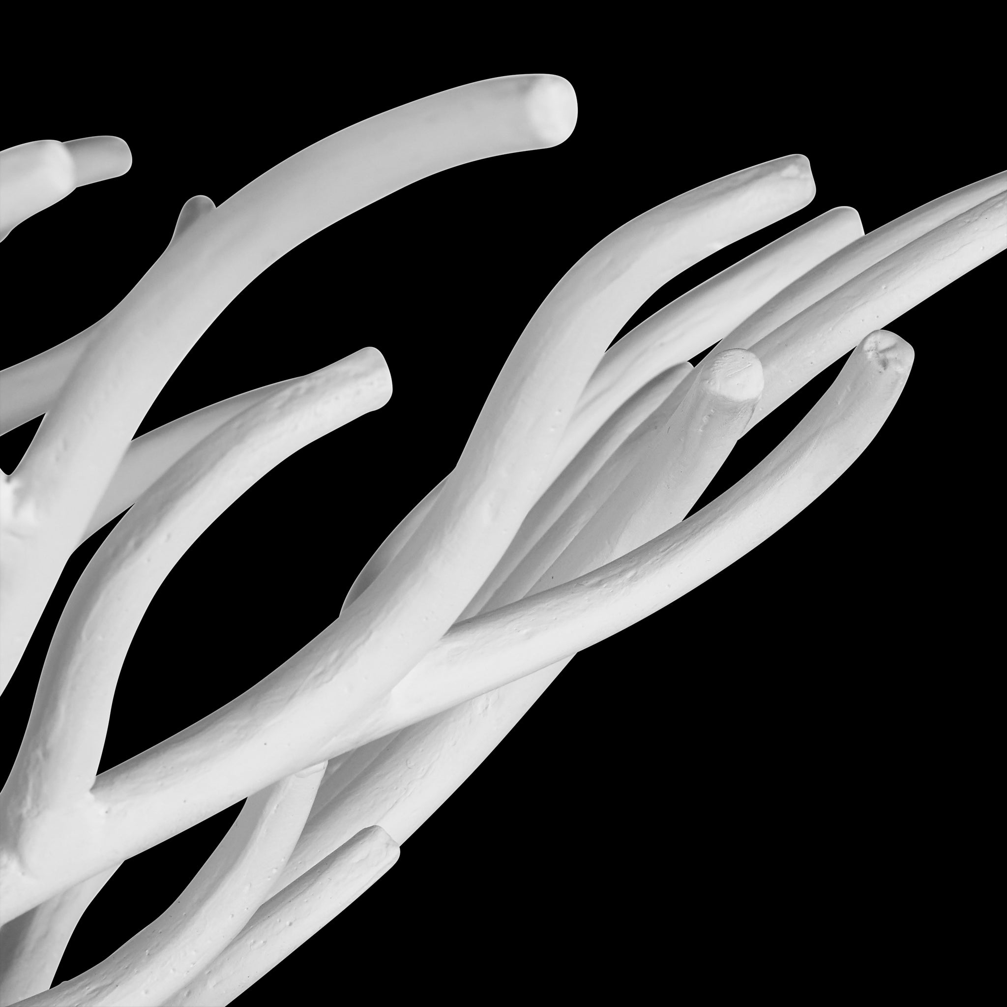 Currey & Company Snowfall 21.5" 3 Light Semi Flush Mount