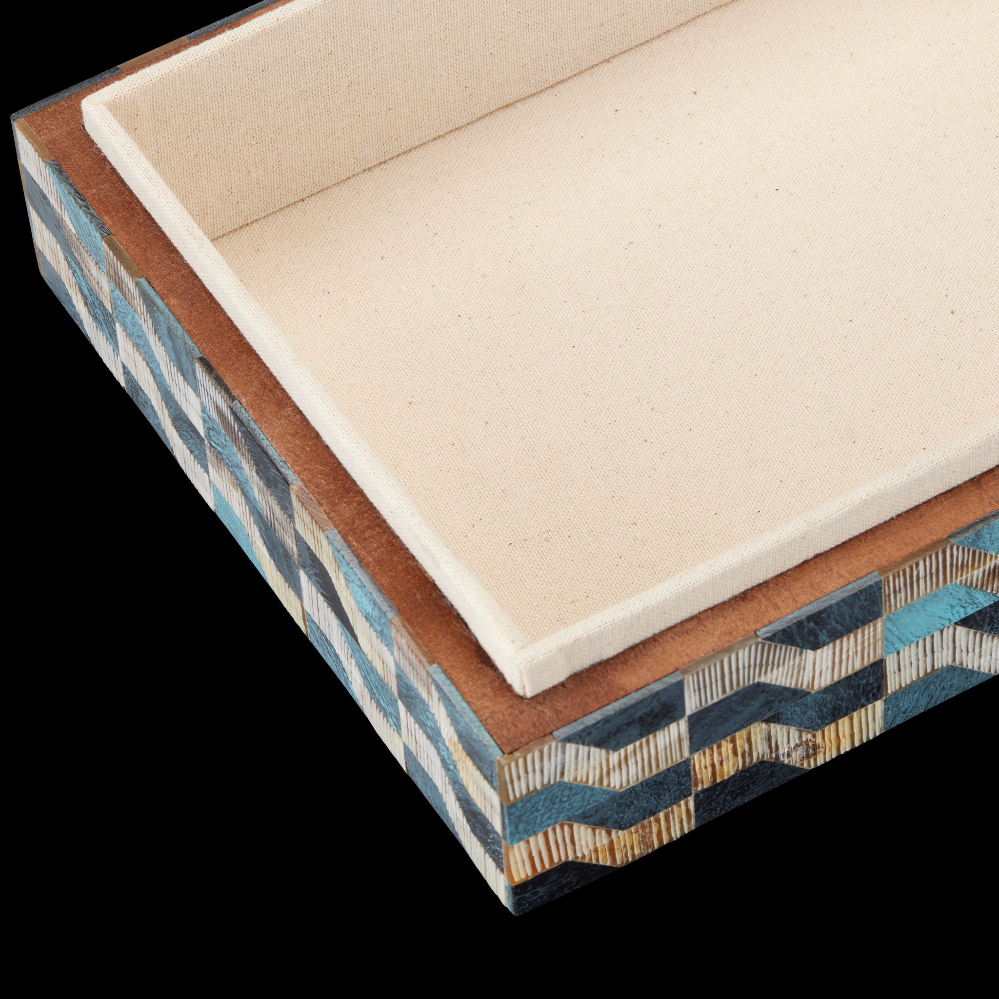 Currey & Company Ezra Bone And Horn Box Set Of 2