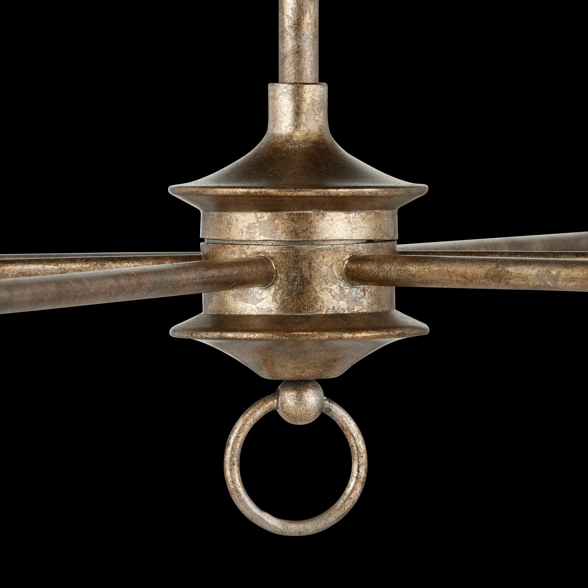 Currey & Company Nottaway 44.25" Bronze 9 Light Two Tier Chandelier