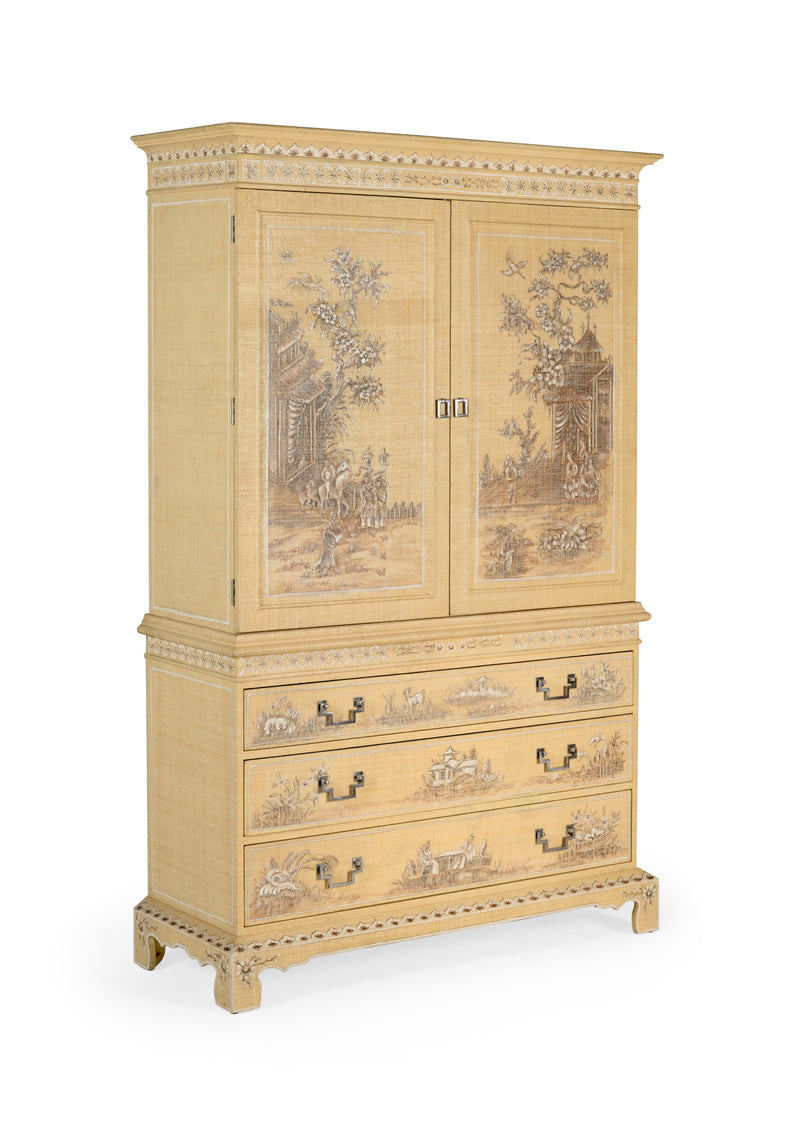 Chelsea House Claydon House Linen Press Cabinet